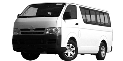 Toyota Hiace Bus available for rental at Avis Haiti